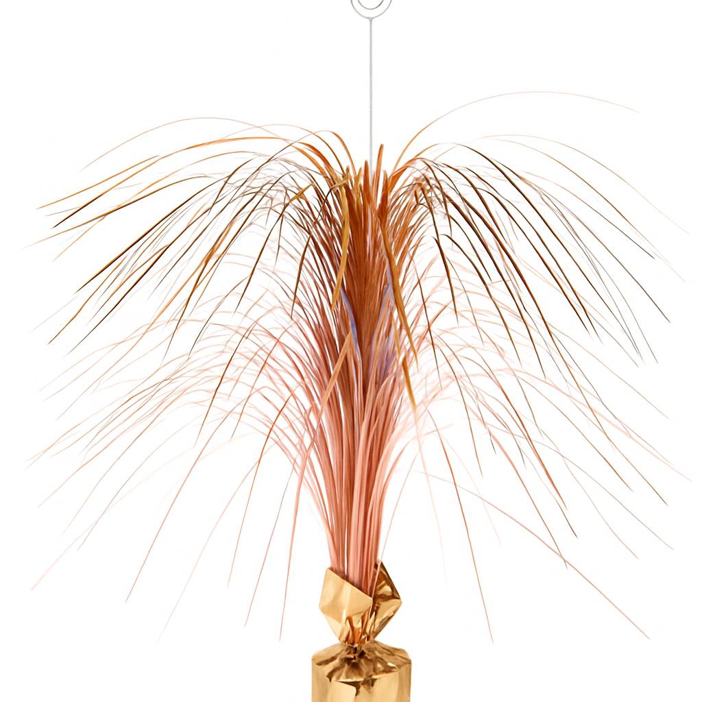 Giant Pastel and Gold Foil Spray Centerpiece