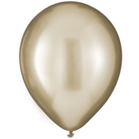 Luxaire Premium Gold Metallic Latex Balloons - 12" | 25 Count