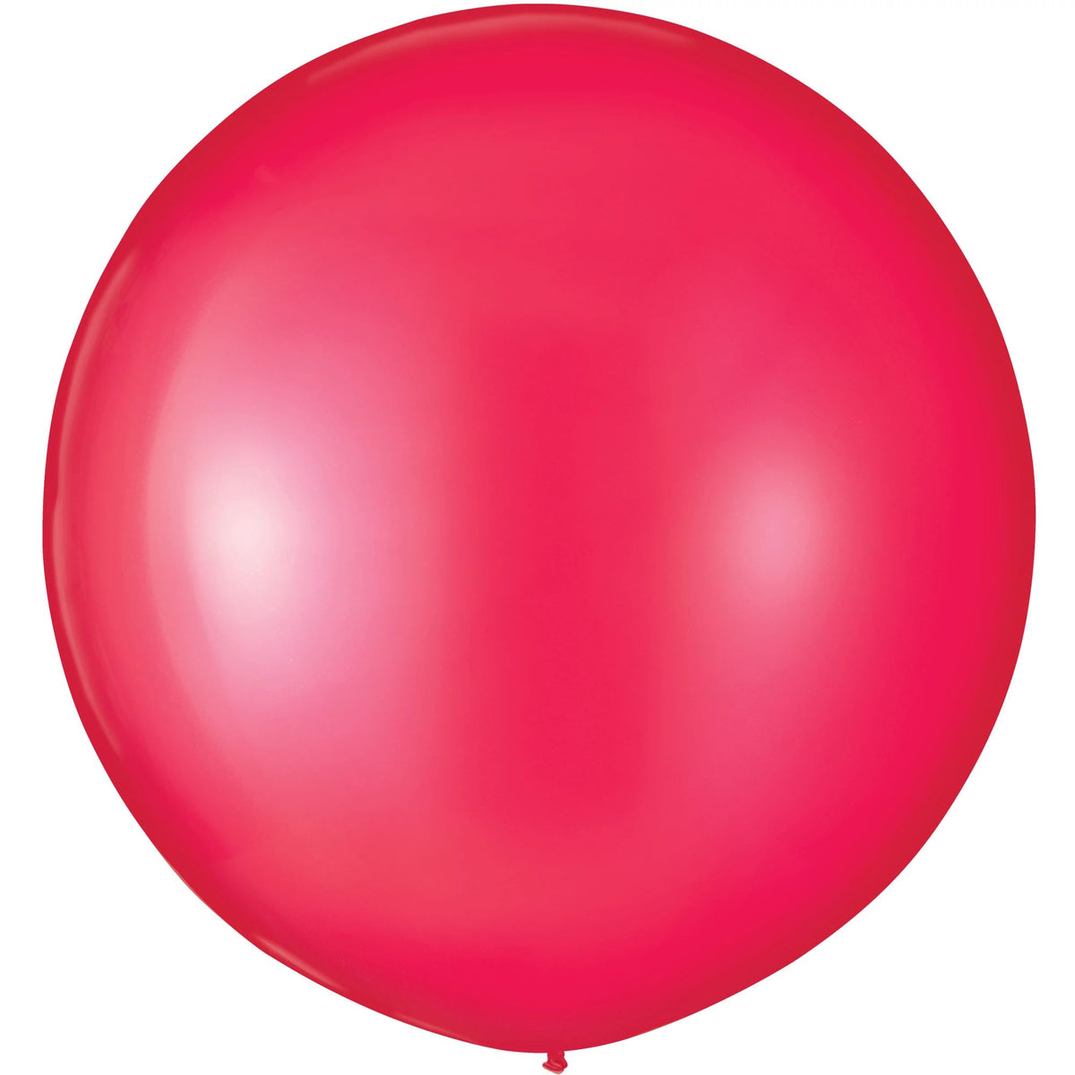 Luxaire Premium Red Latex Balloons - 24" | 4 Count