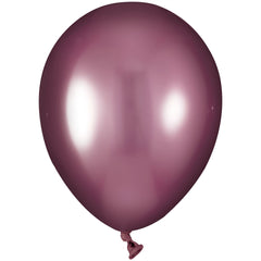 Luxaire Premium Berry Metallic Latex Balloons - 5" | 50 Count