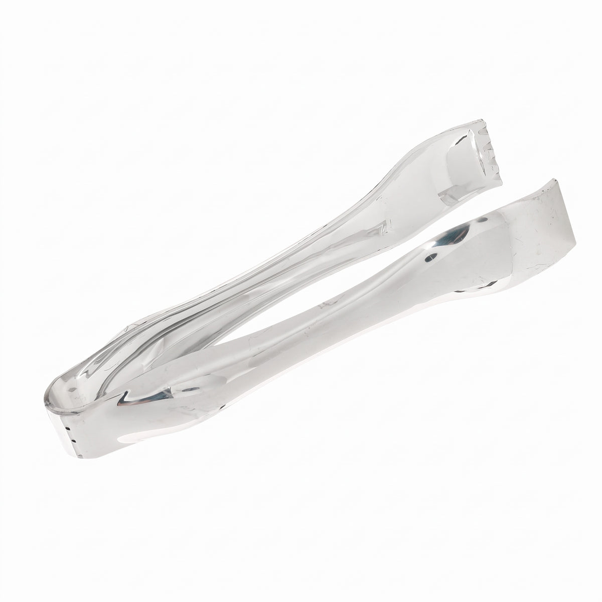 Silver Mini Metallic Serving Tongs - 6.2 Inch