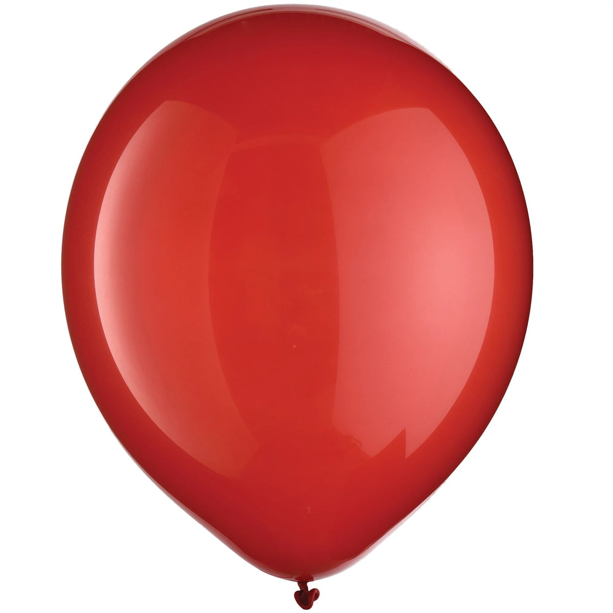 Apple Red Latex Balloons, 12-Inch, 15-Pack