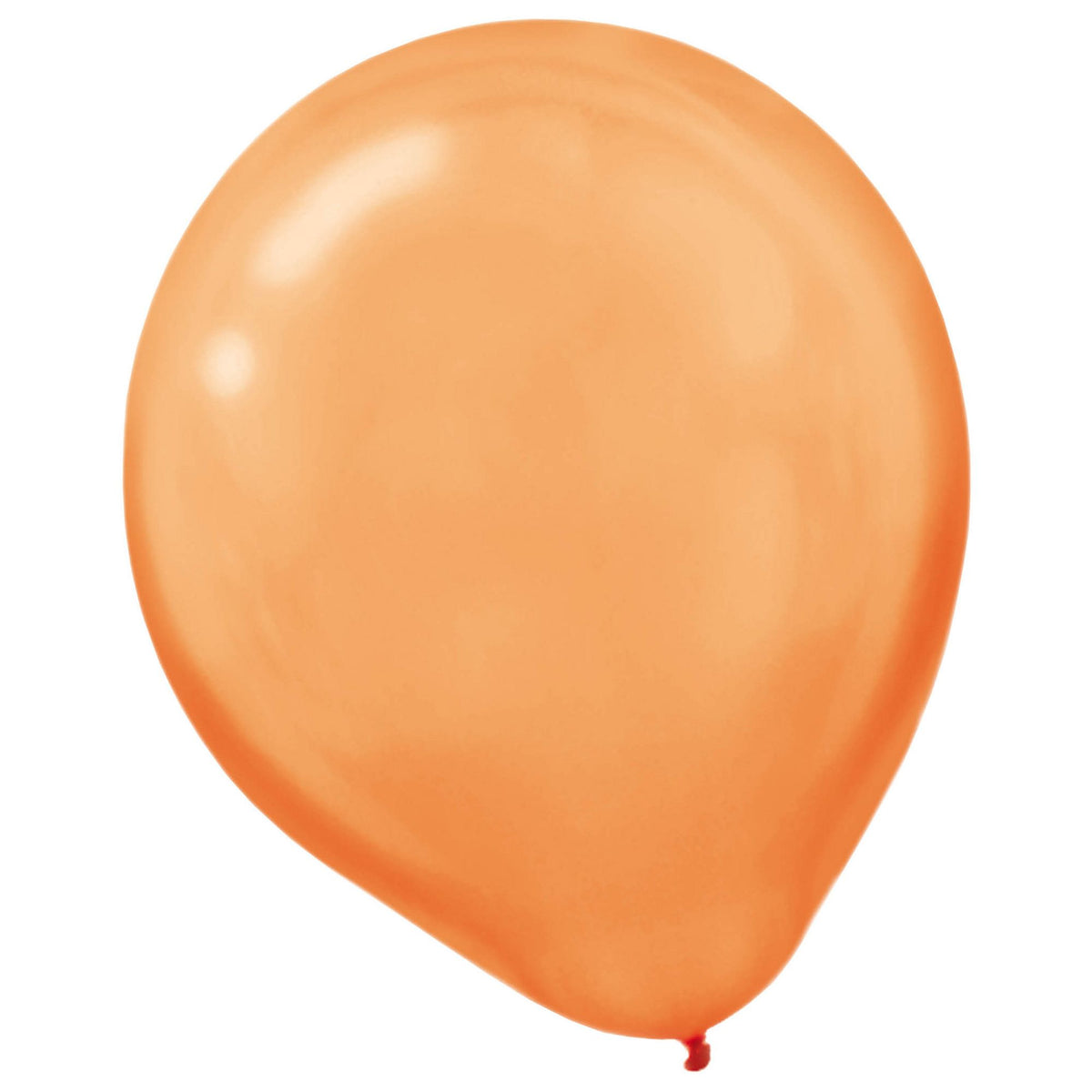 Pearl Orange Latex Balloons - 12 In. | 15 Count