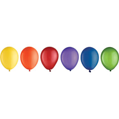 Colorful Assorted Latex Balloons, 9-Inch, 20-Pack