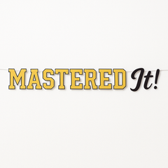 Graduation Celebration Letter Banner