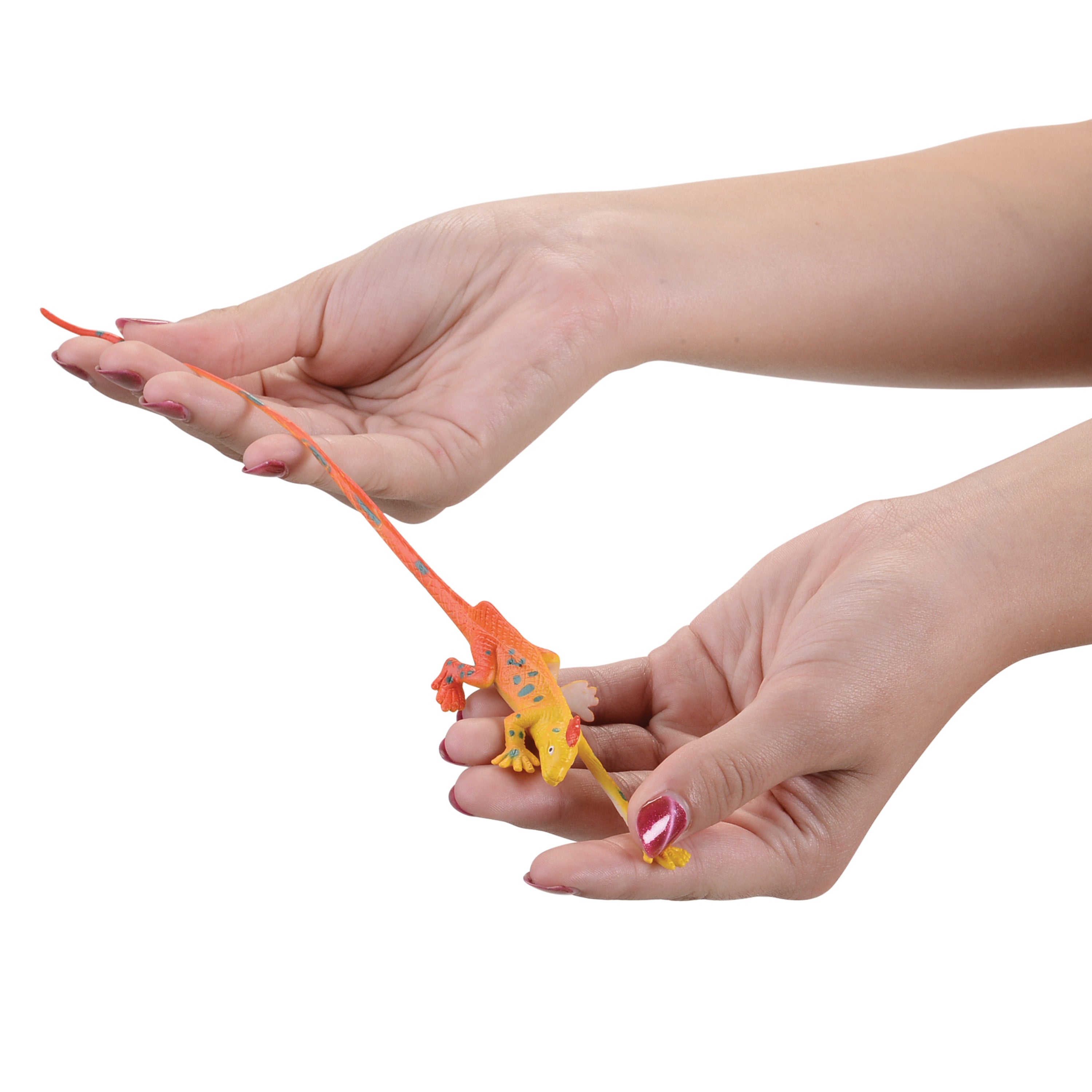 Multi-Colored Stretchy Lizards - 12 Count