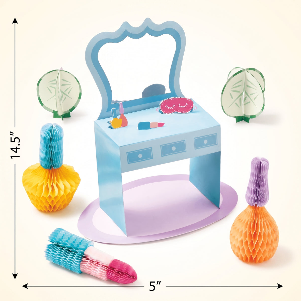 Spa Party Table Centerpiece Kit for Kids' Birthday