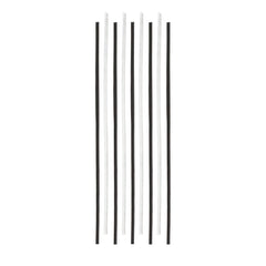 Black & White Sparkling Thin Birthday Candles | 18 Count