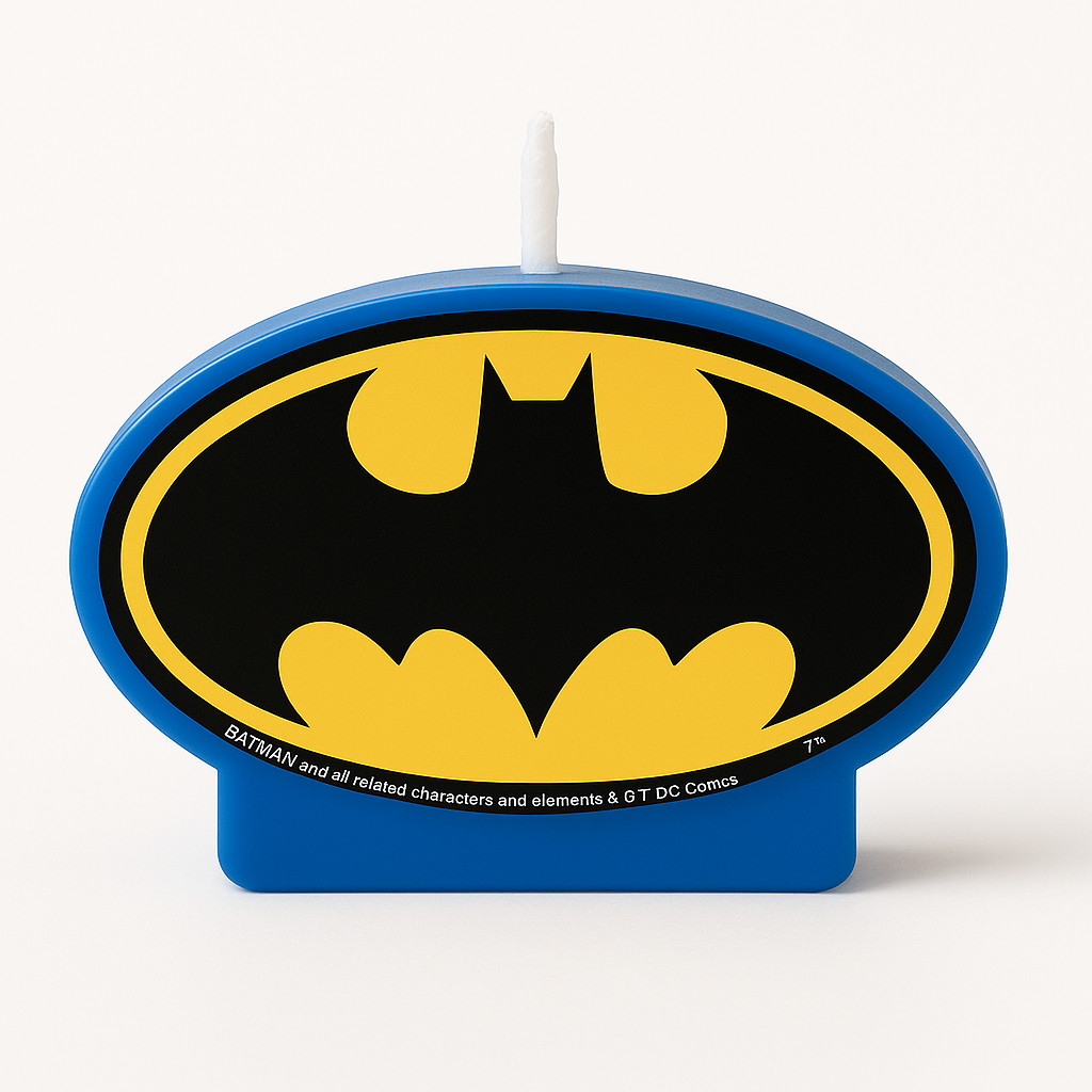DC Justice League Batman Birthday Candle - 4.5-Inch Cake Topper