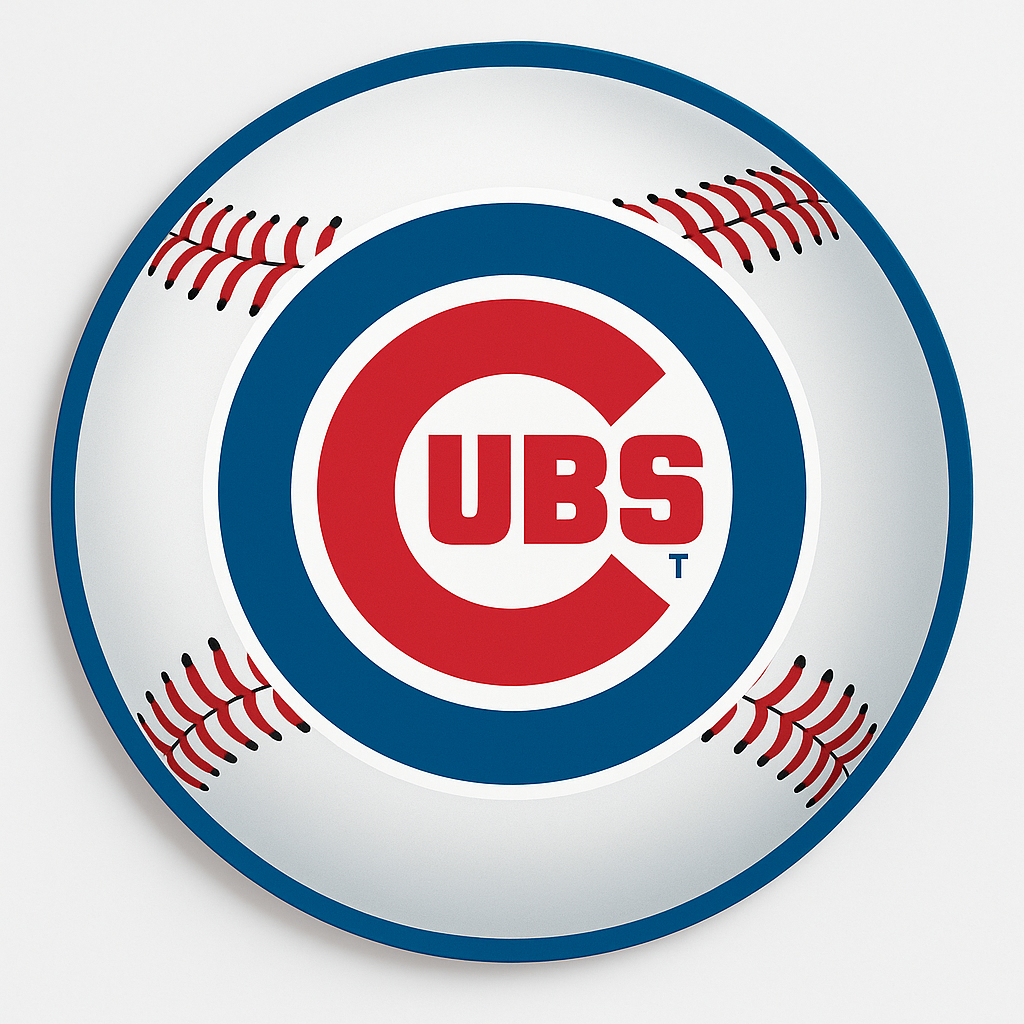 Chicago Cubs 12" Cutout Decoration