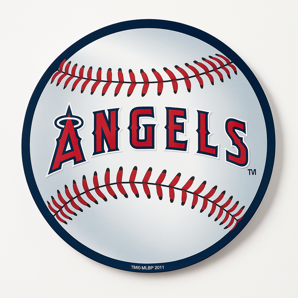 12" Los Angeles Angels MLB Team Cutout