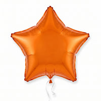 Orange Star Foil Balloon - 18"