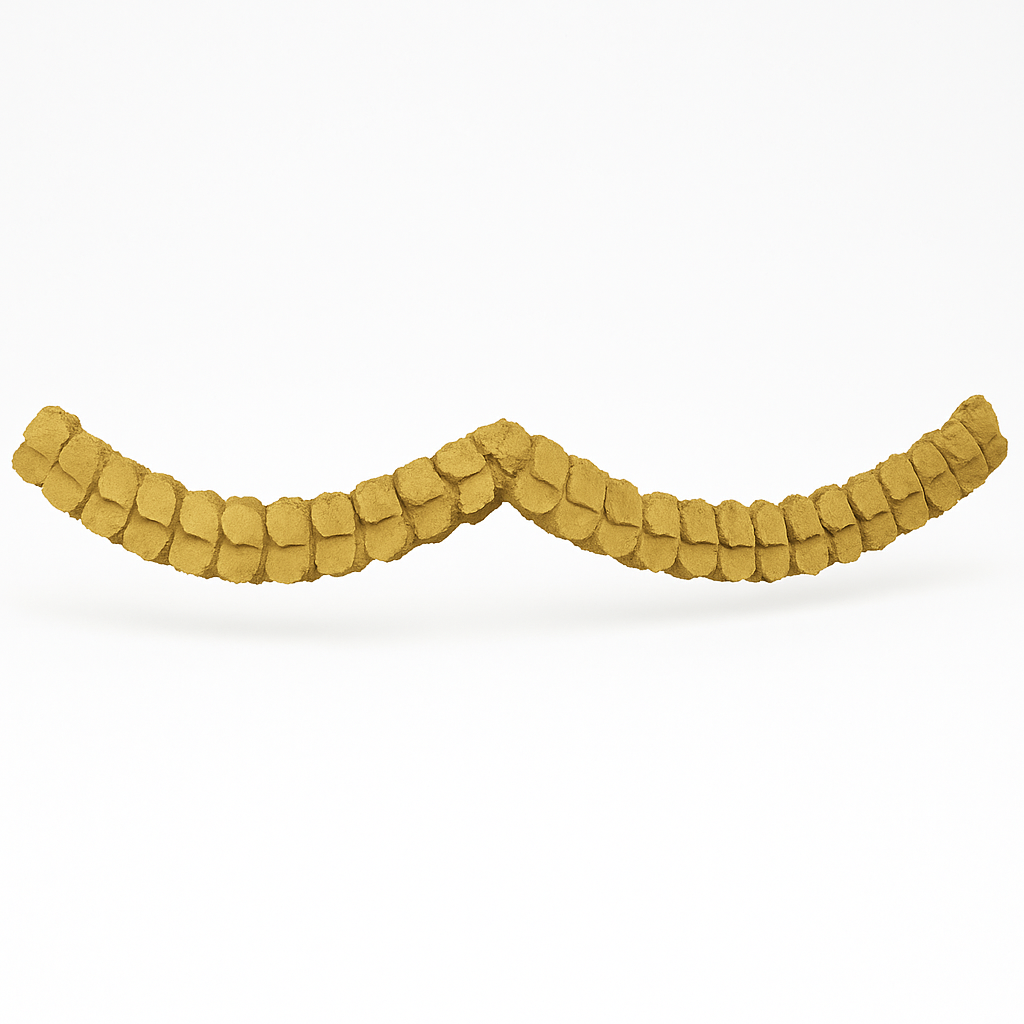 Elegant Gold Tissue Paper Garland - 12 ft