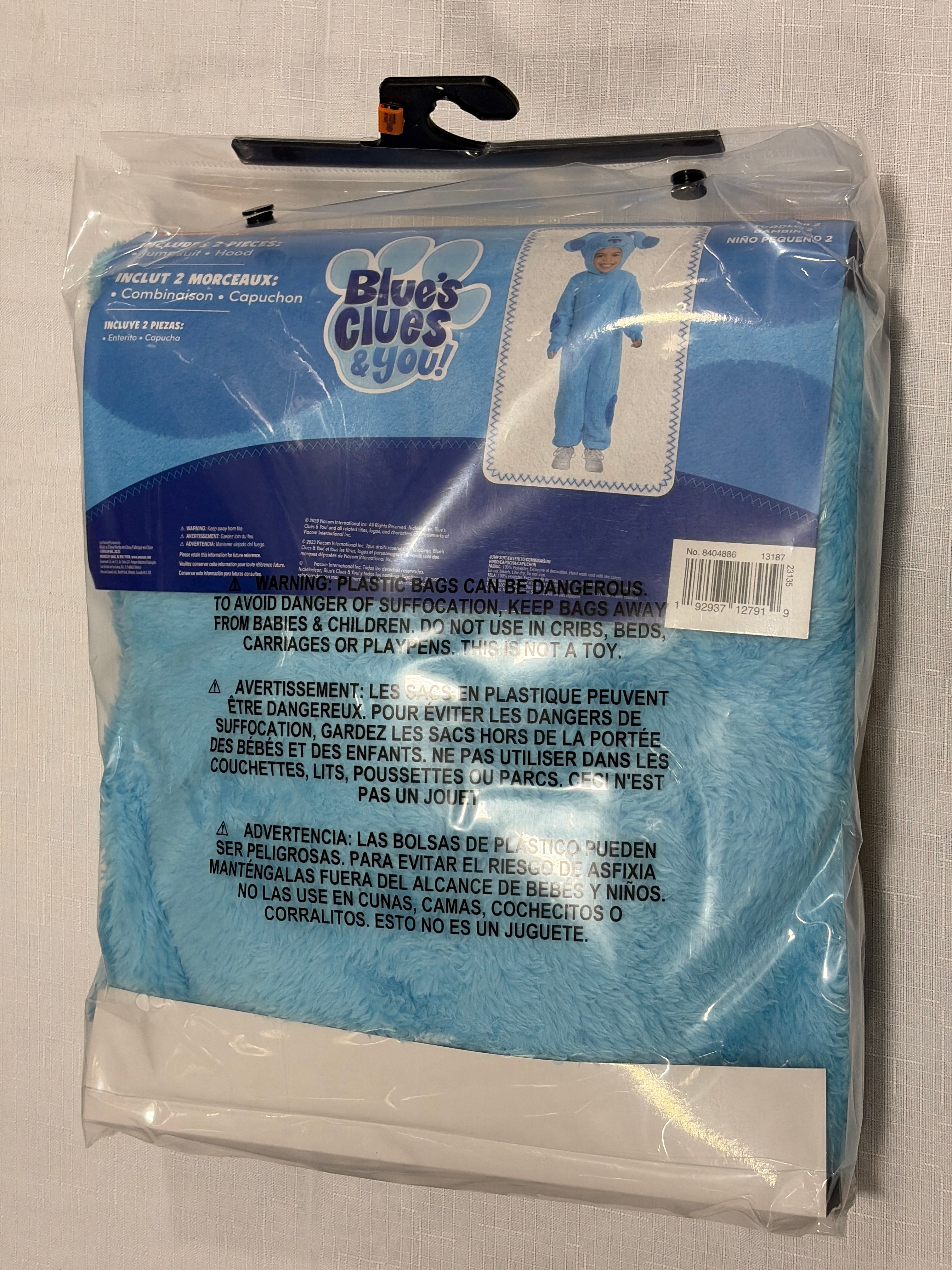 Blue's Clues & You Toddler Halloween Costume - Toddler (2-3)