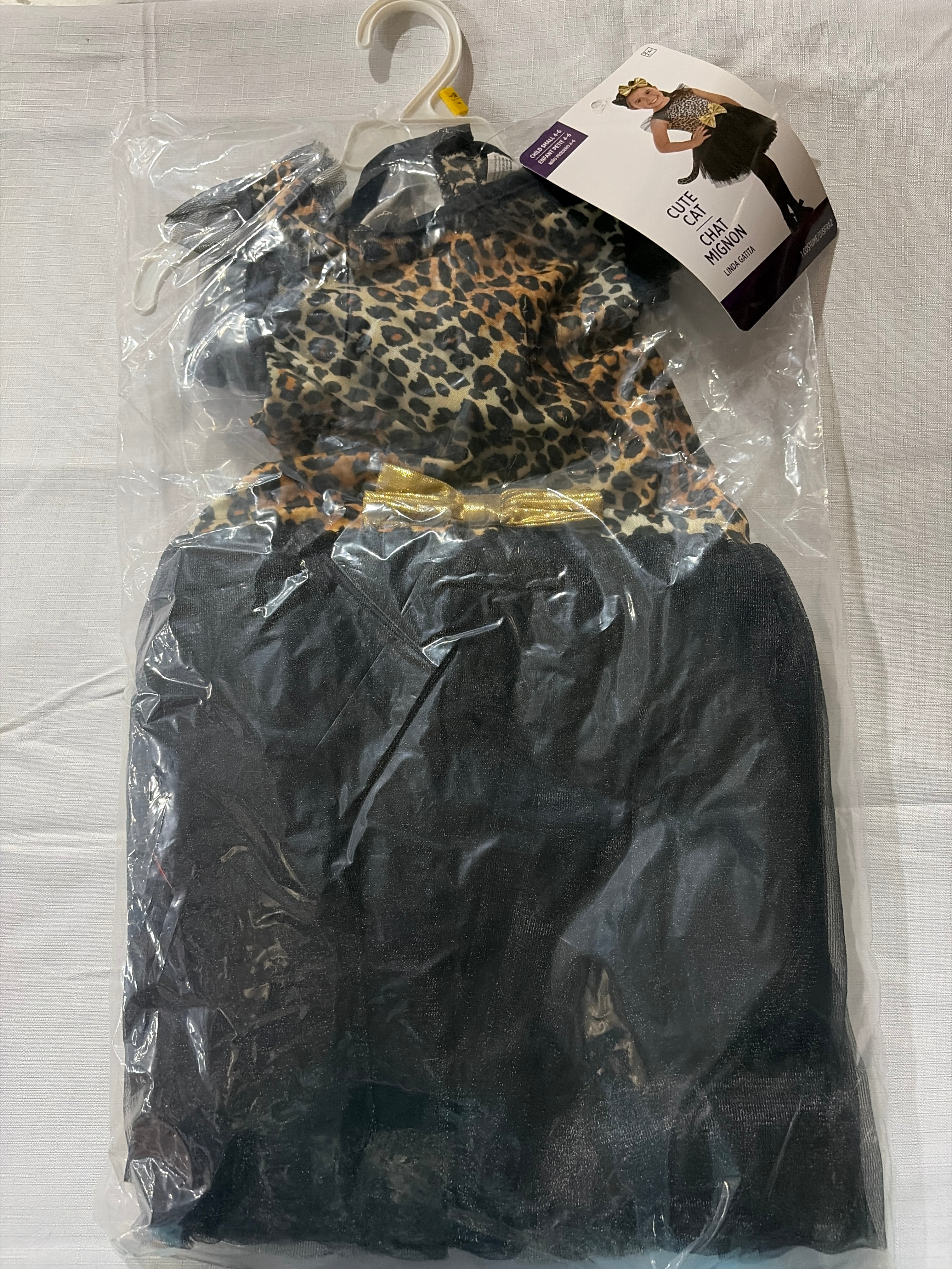 Adorable Cat Costume - Child S (4-6)