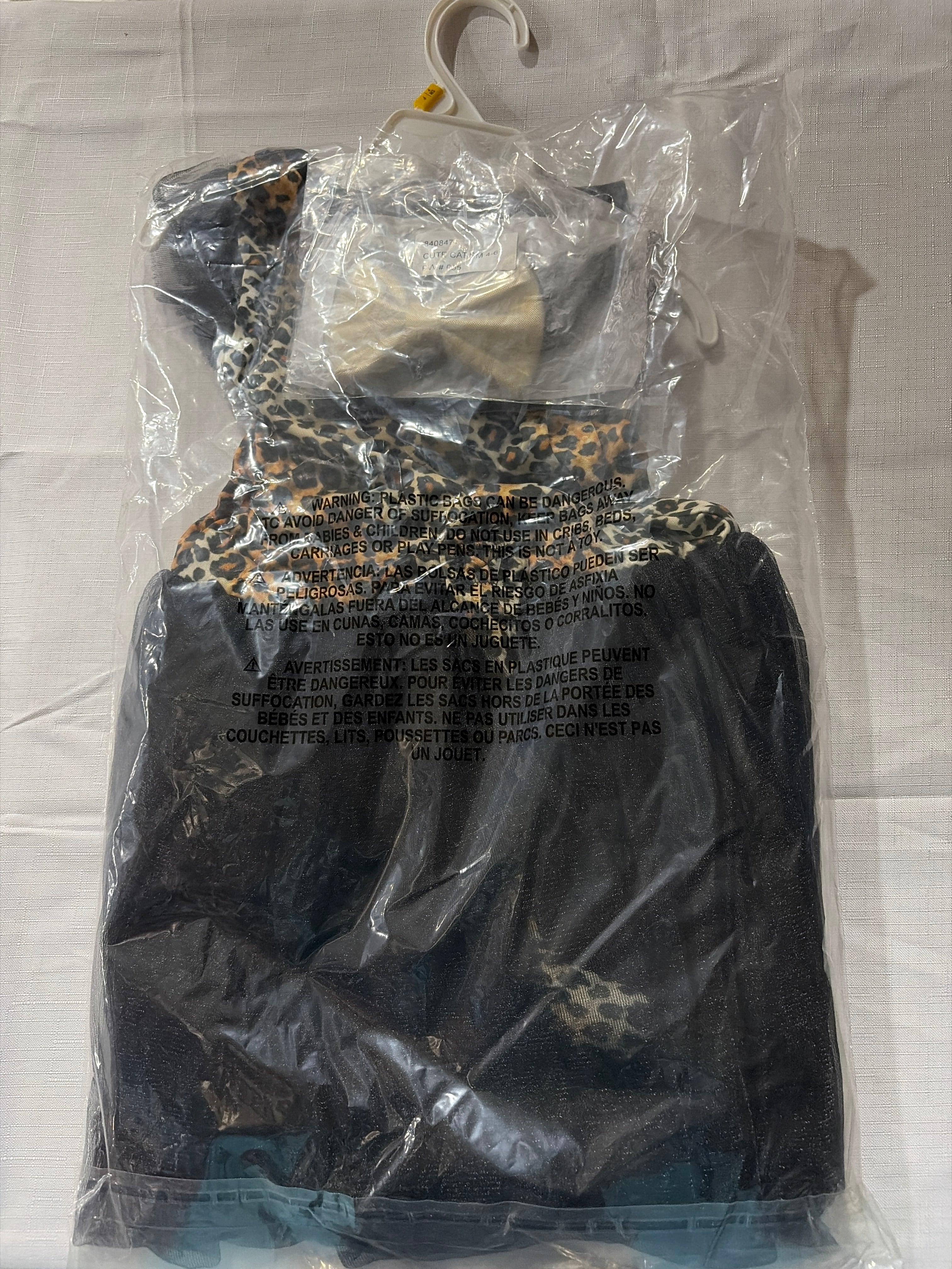 Adorable Cat Costume - Child S (4-6)