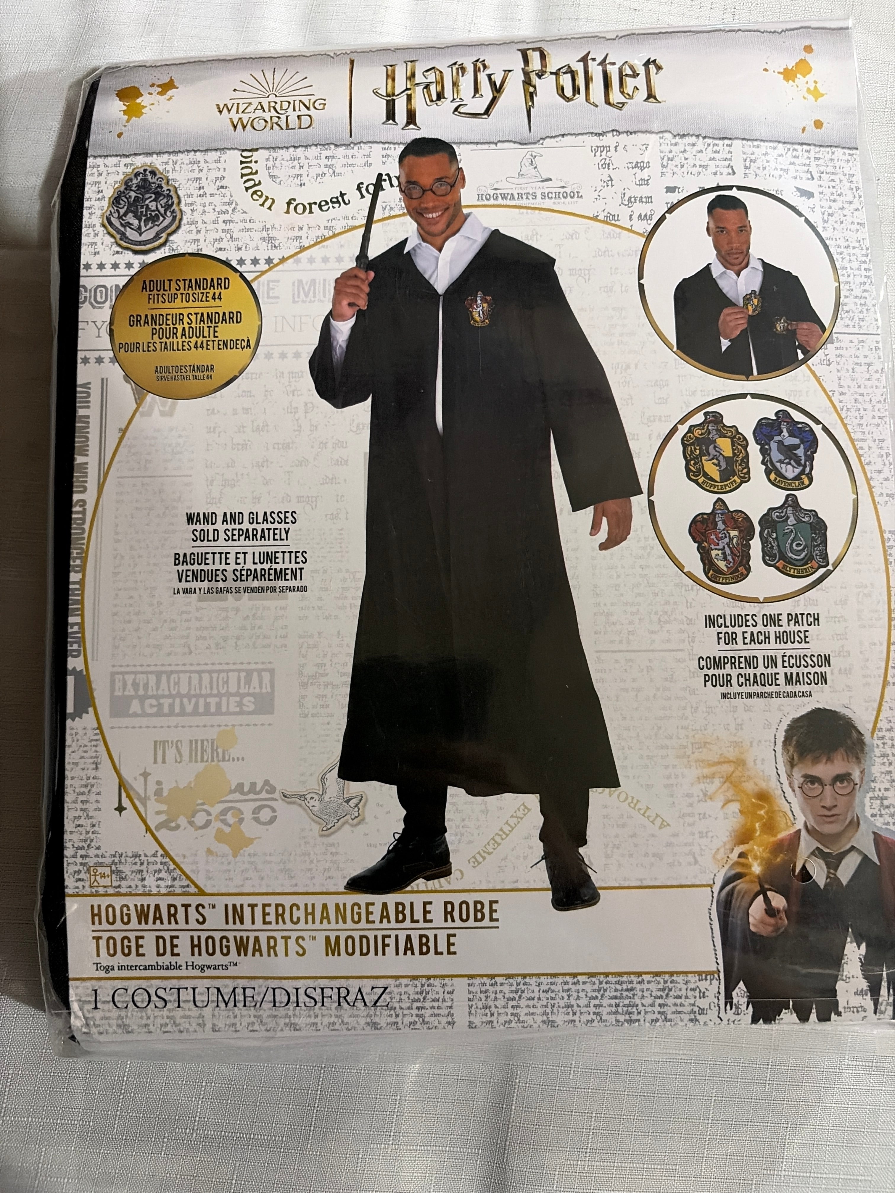 Adult Harry Potter Interchangeable Hogwarts Robe Costume - Adult One Size