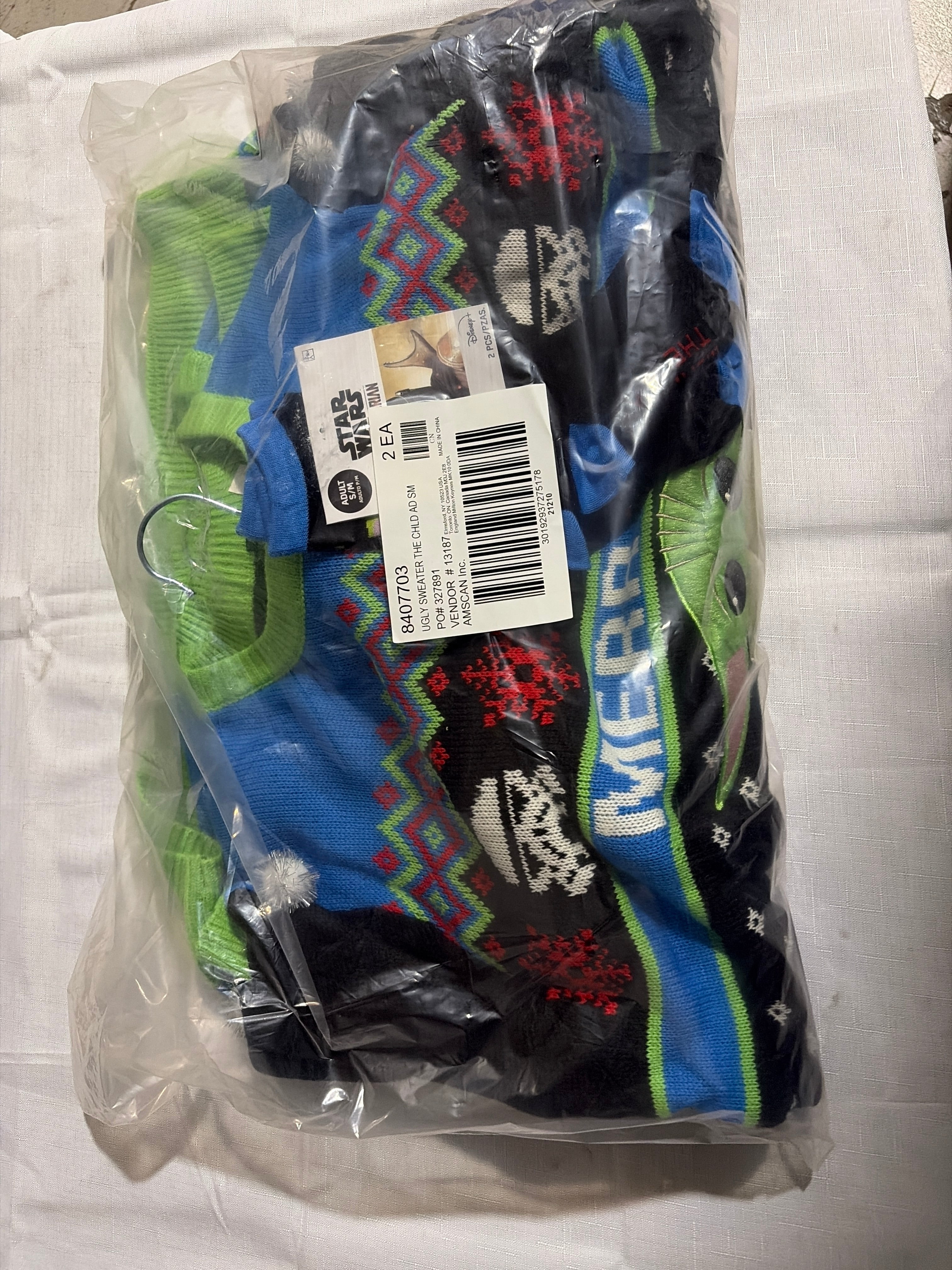 The Child Ugly Christmas Sweater & Socks Set - Adult S/M