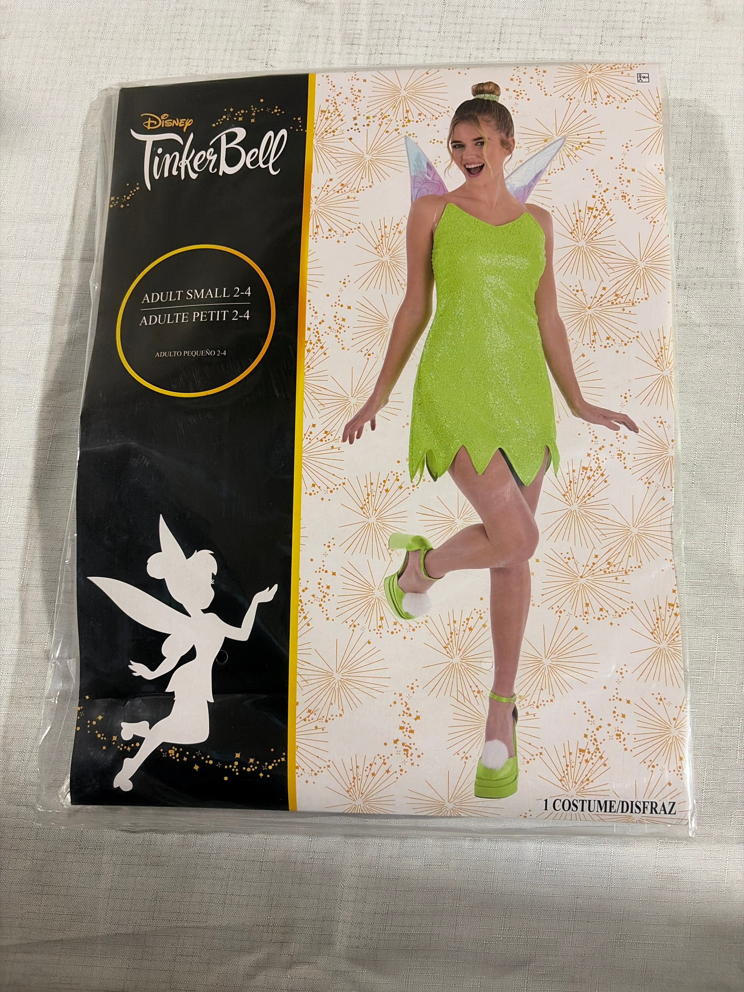 Enchanting Tinker Bell Halloween Costume for Women - Adult S (2-4)