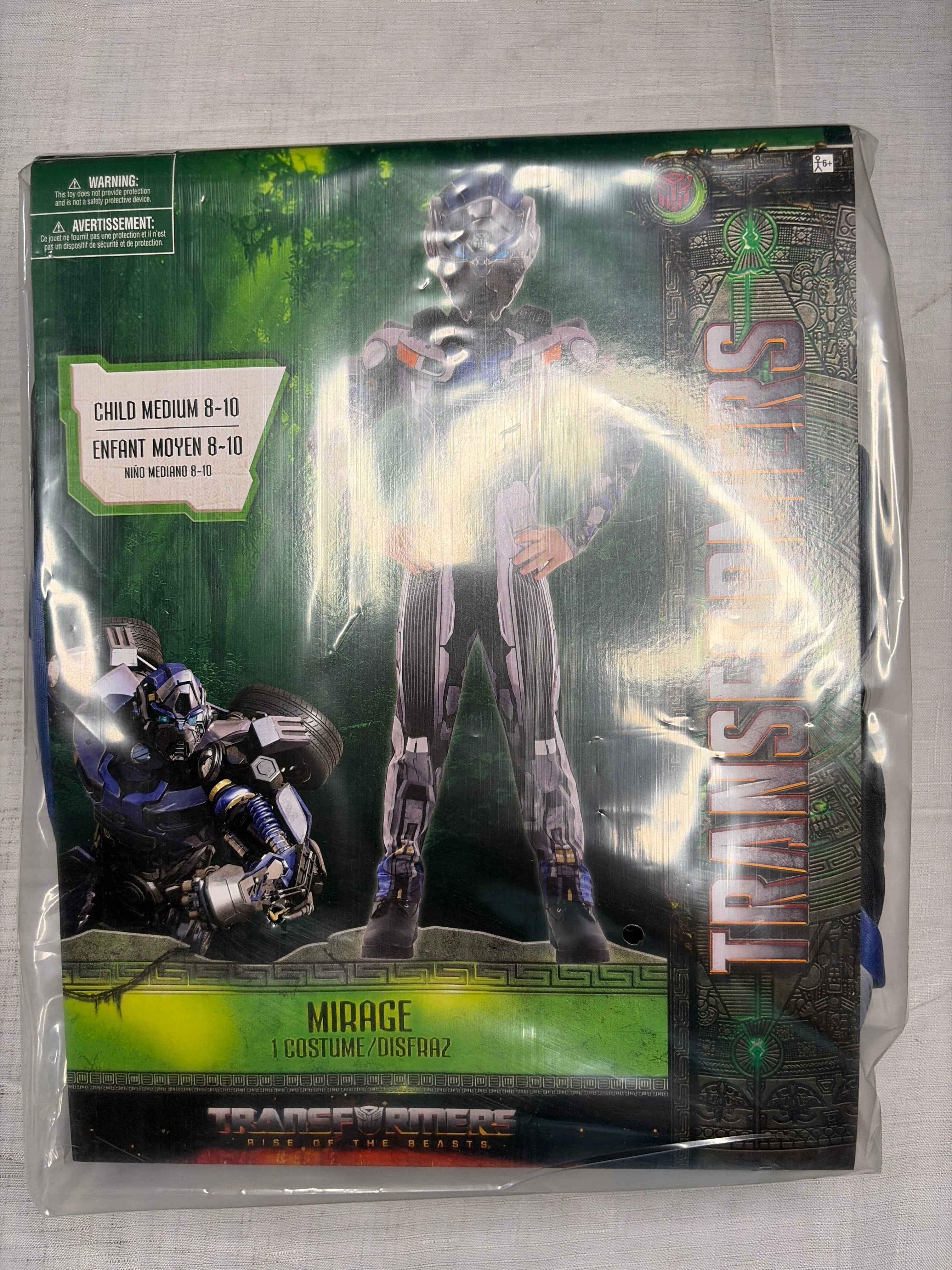 Transformers Mirage Halloween Costume for Boys - Child M (8-10)