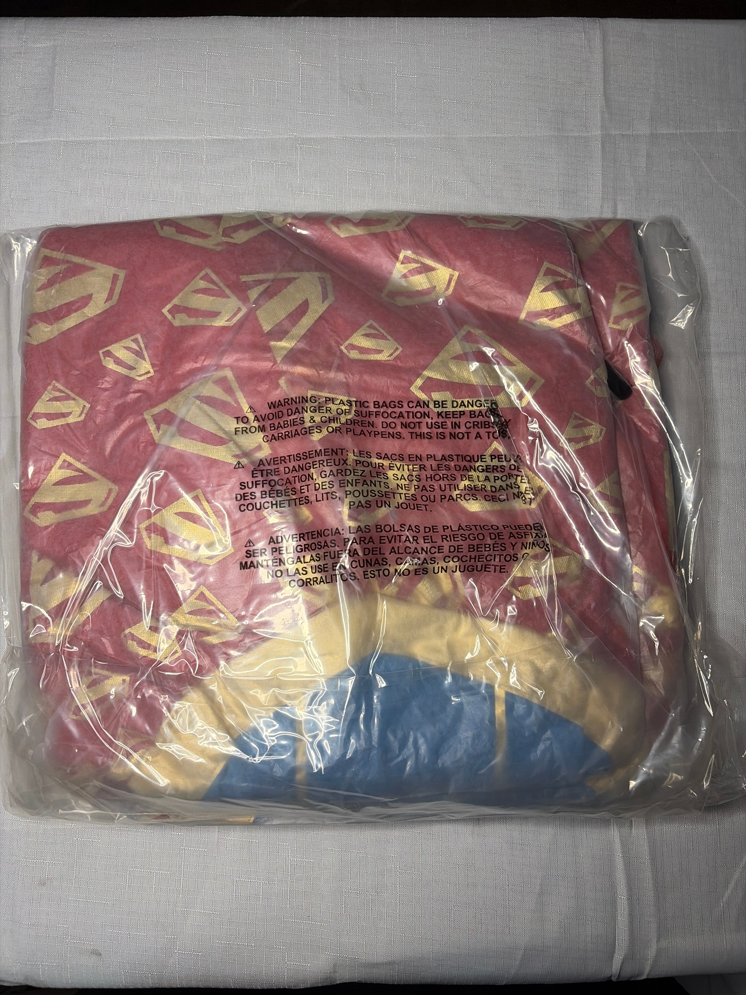 Supergirl Costume Dress & Cape - Child L (12-14)