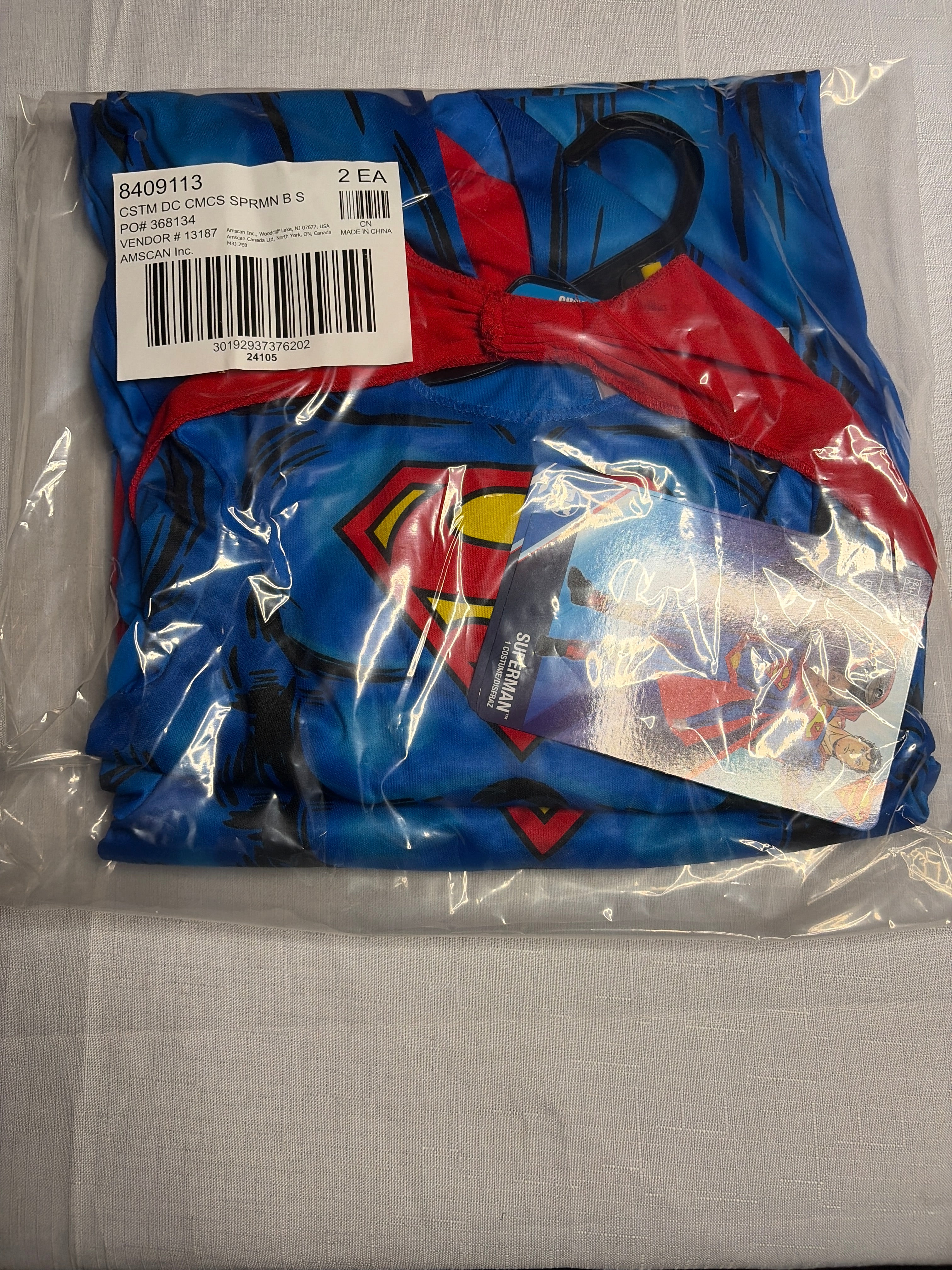 Boys' Classic Superman Halloween Costume - Child S (4-6)