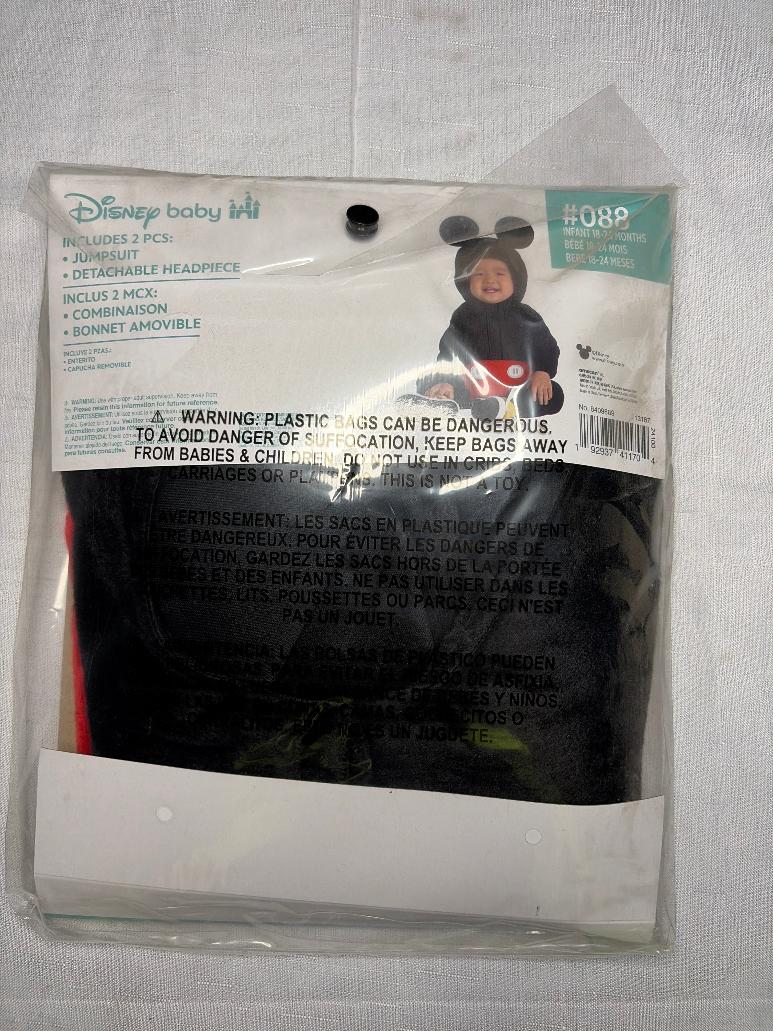 Infant Mickey Mouse Halloween Costume - Infant (18-24 Months)