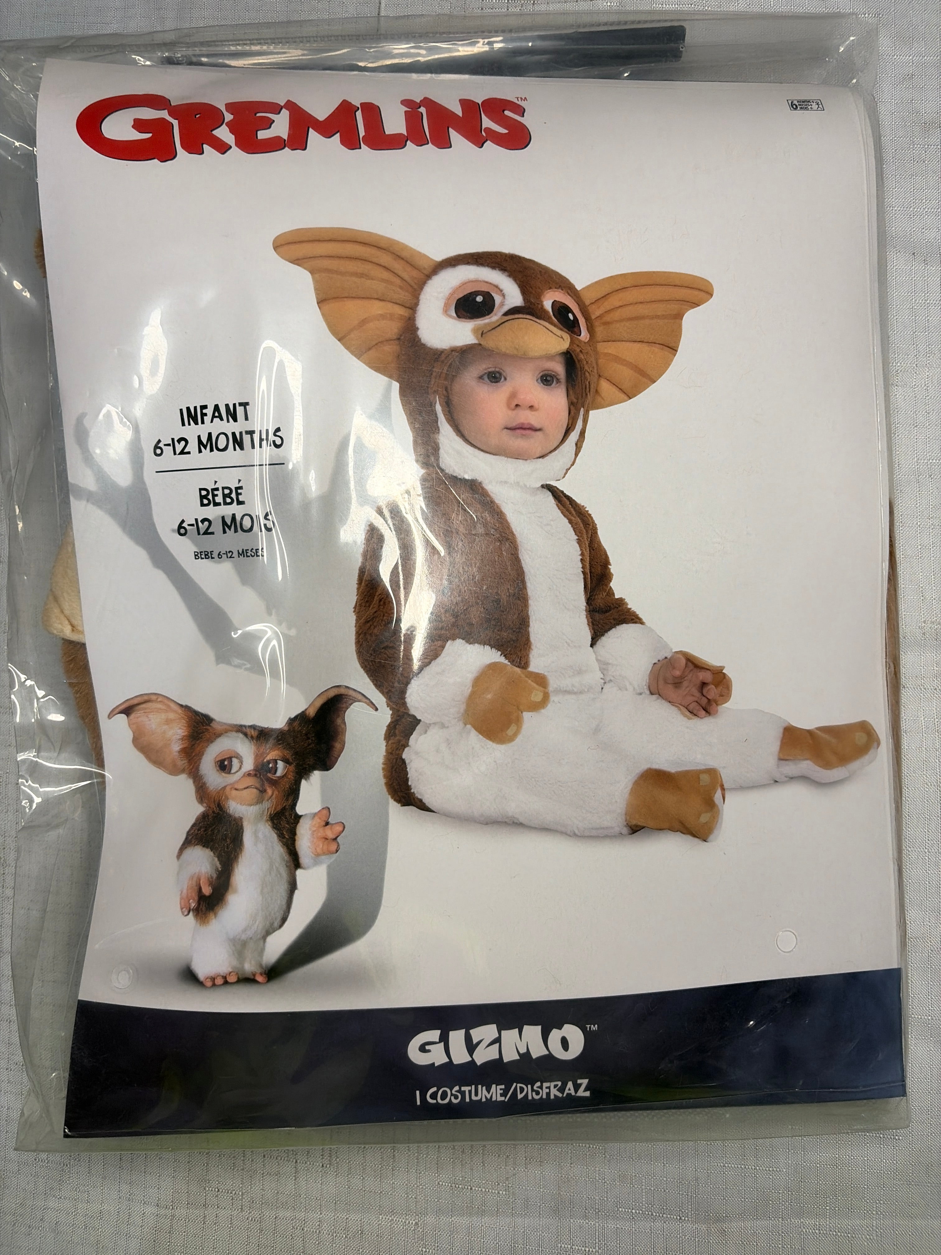 Infant Gremlins Gizmo Halloween Costume - Infant (6-12 Months)