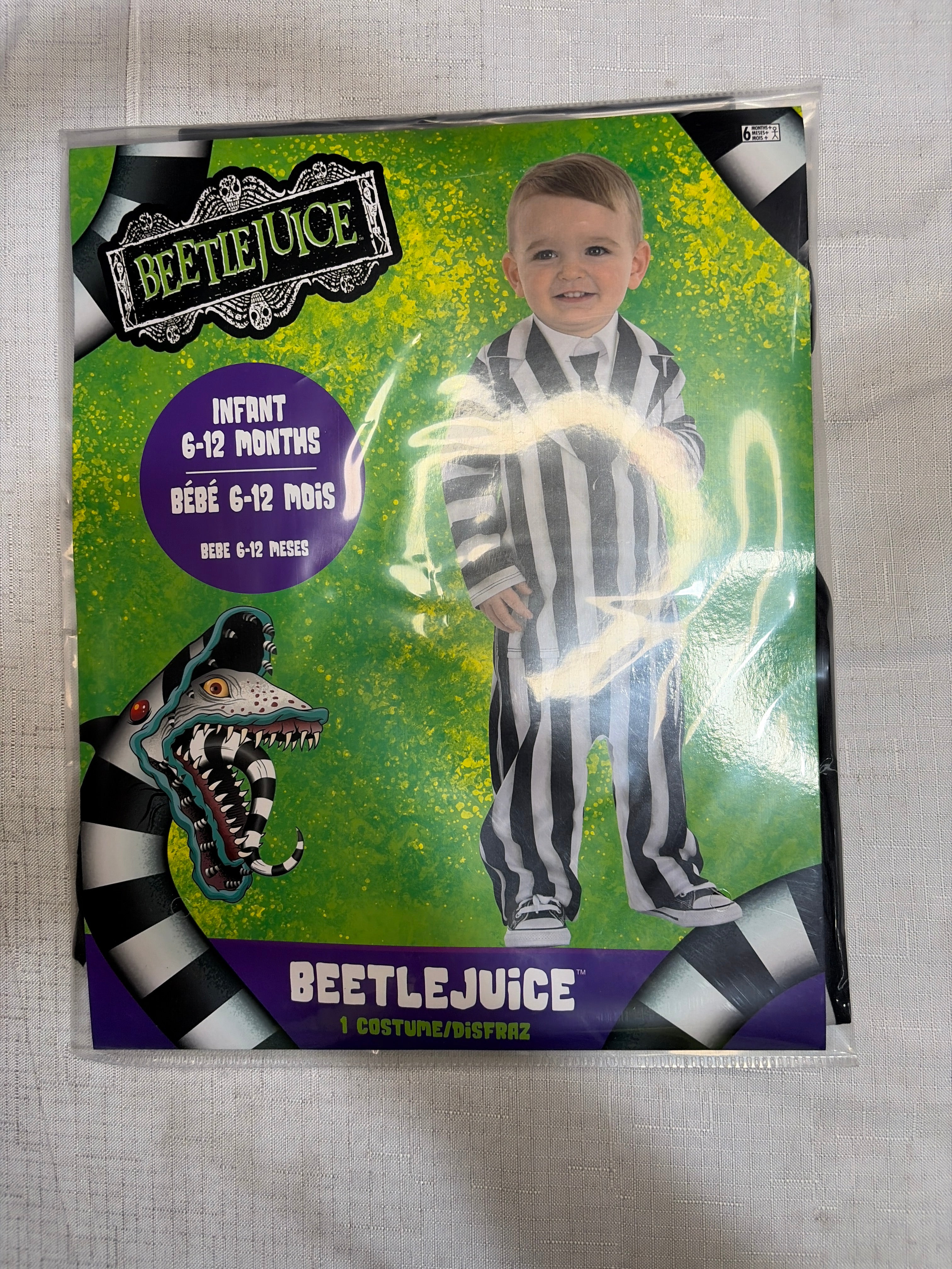 Infant Beetlejuice Halloween Costume - Infant (6-12 Months)