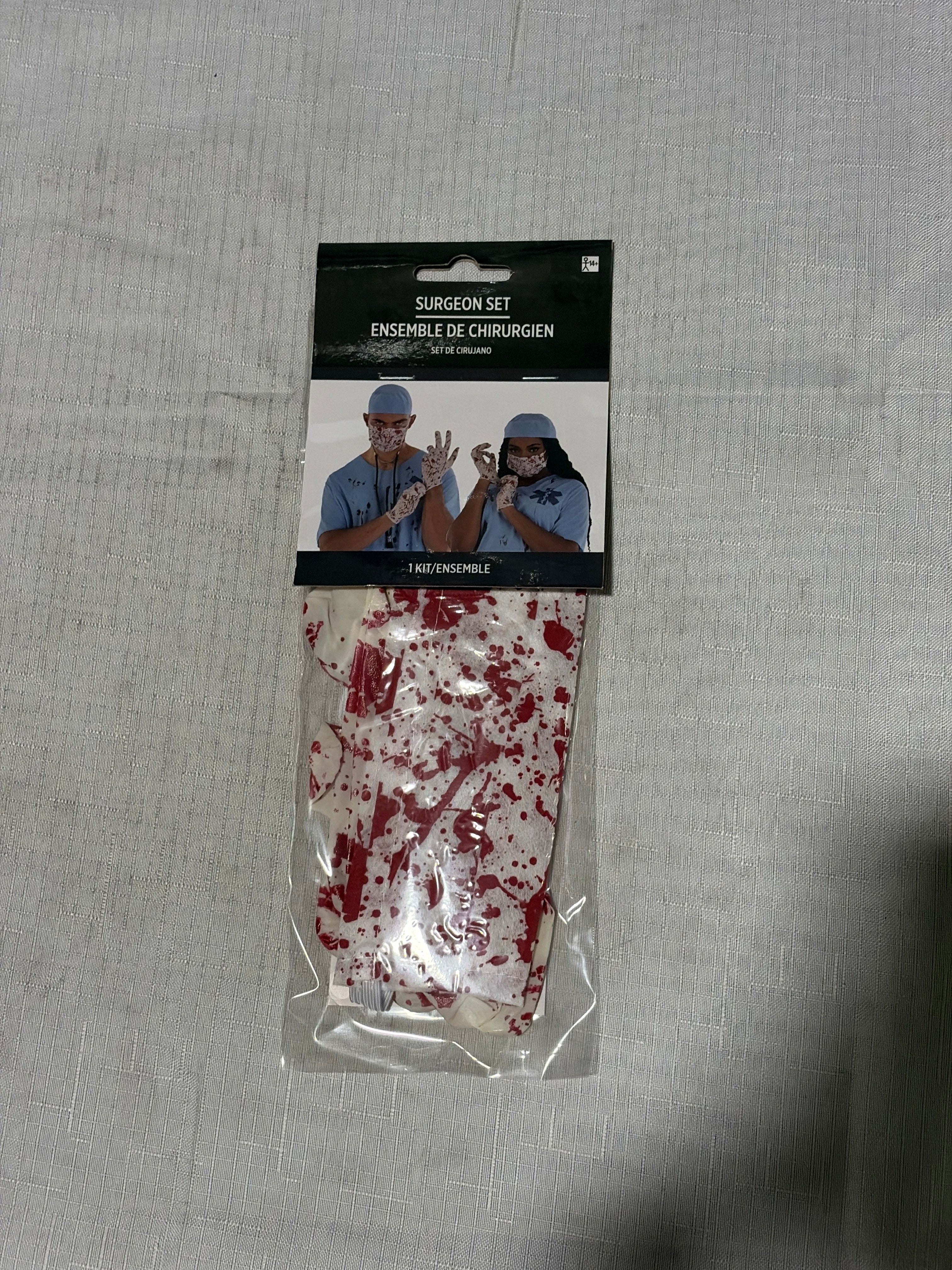 Bloody Surgeon Accessory Set for Halloween - One Size