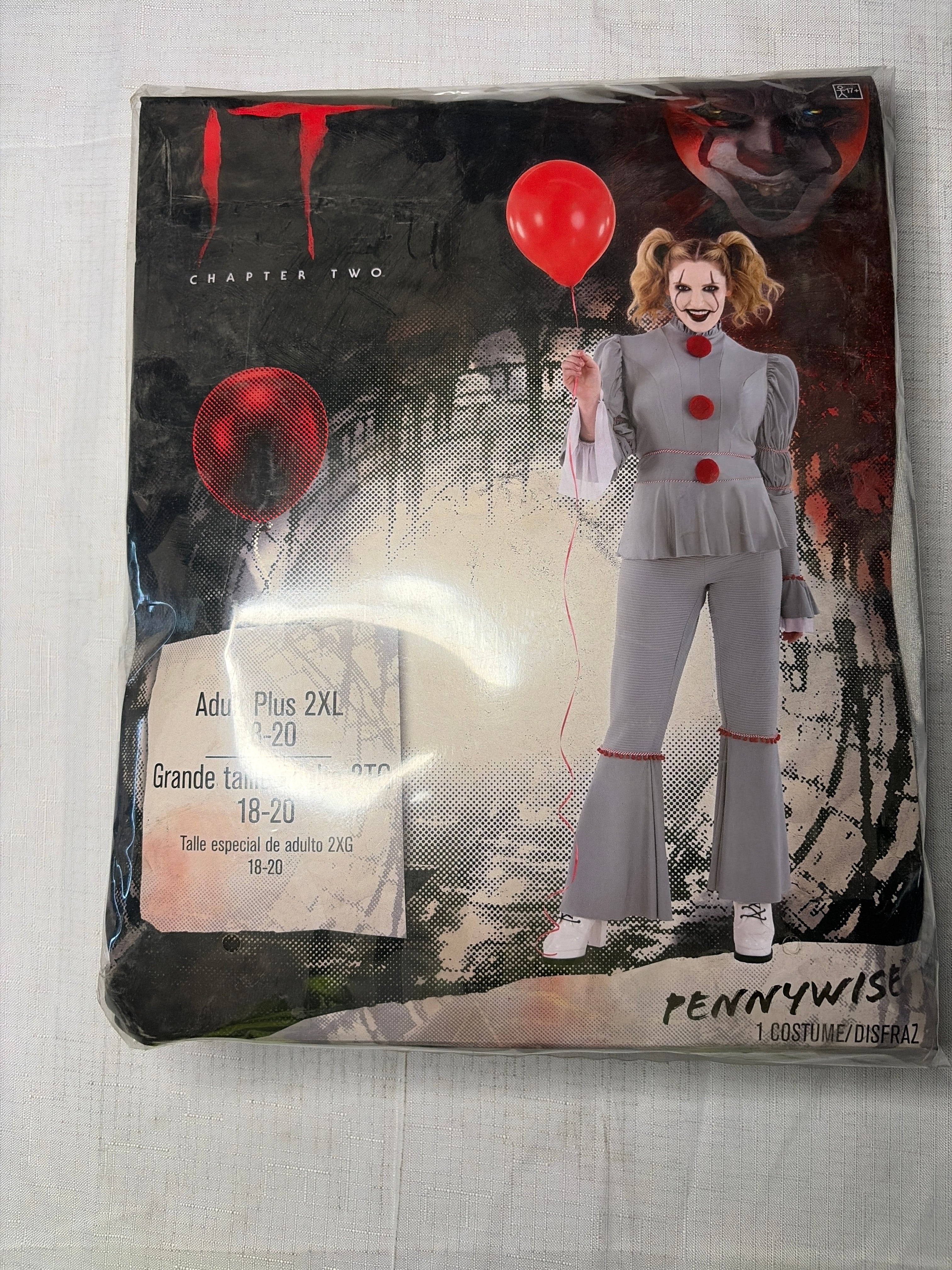 Women's Pennywise Halloween Costume - IT Chapter 2 - Adult 2XL (18-20)