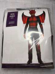 Devil Boy Halloween Costume for Kids - Child M (8-10)