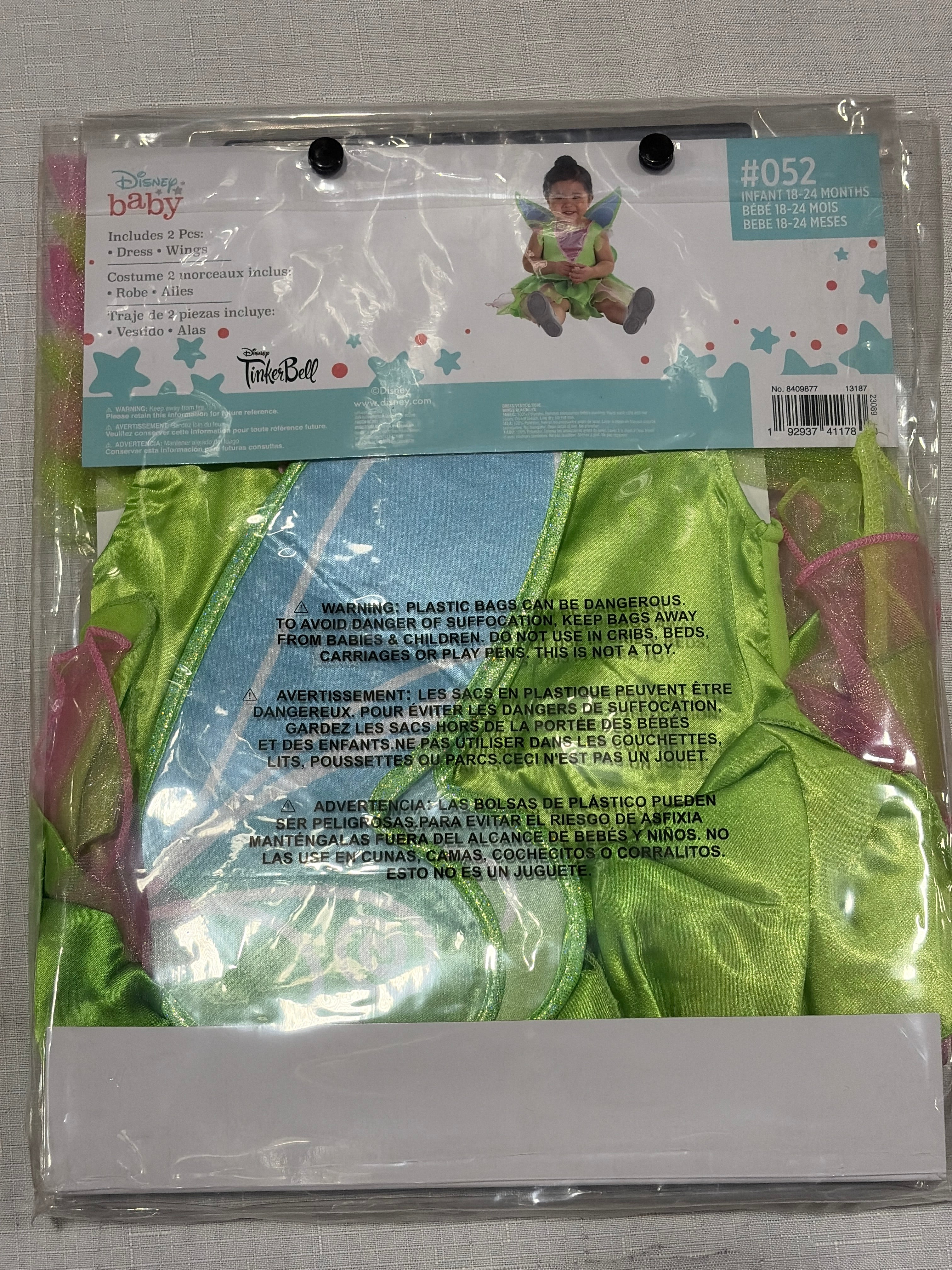 Disney Tinker Bell Halloween Costume for Toddlers & Kids - Infant (18-24 Months)
