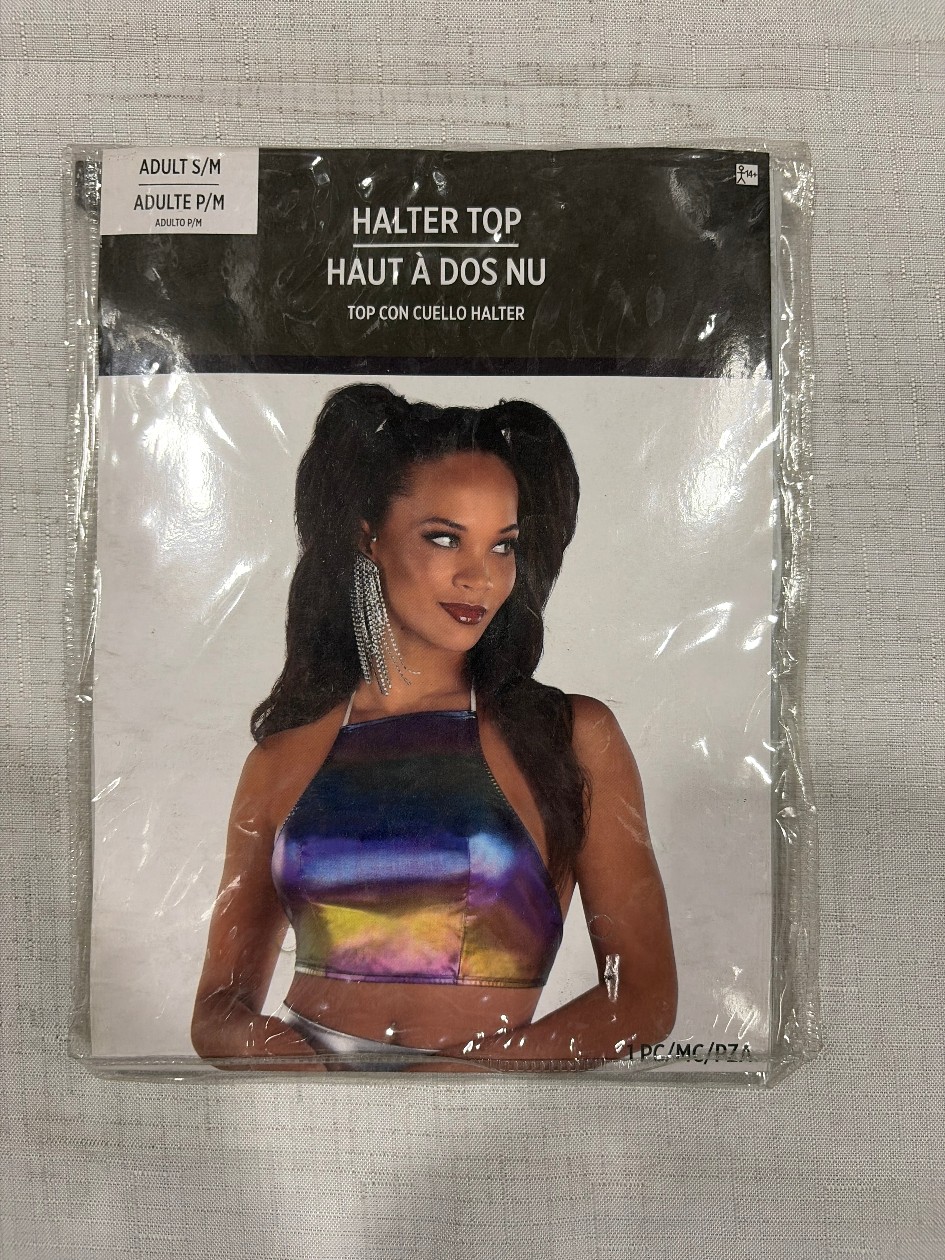 Oil Slick Festival Crop Top - Adult S/M