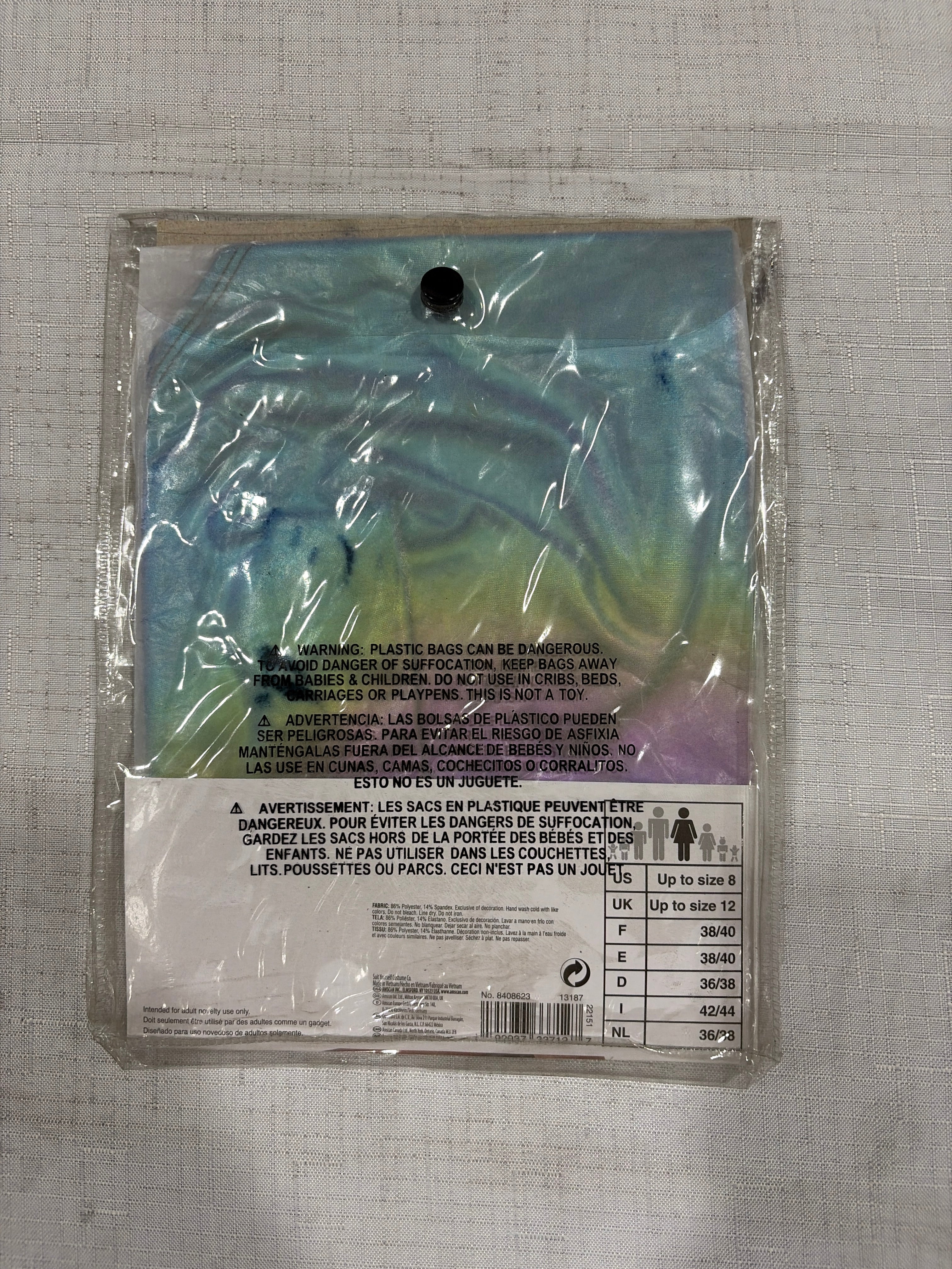 Oil Slick Festival Crop Top - Adult S/M