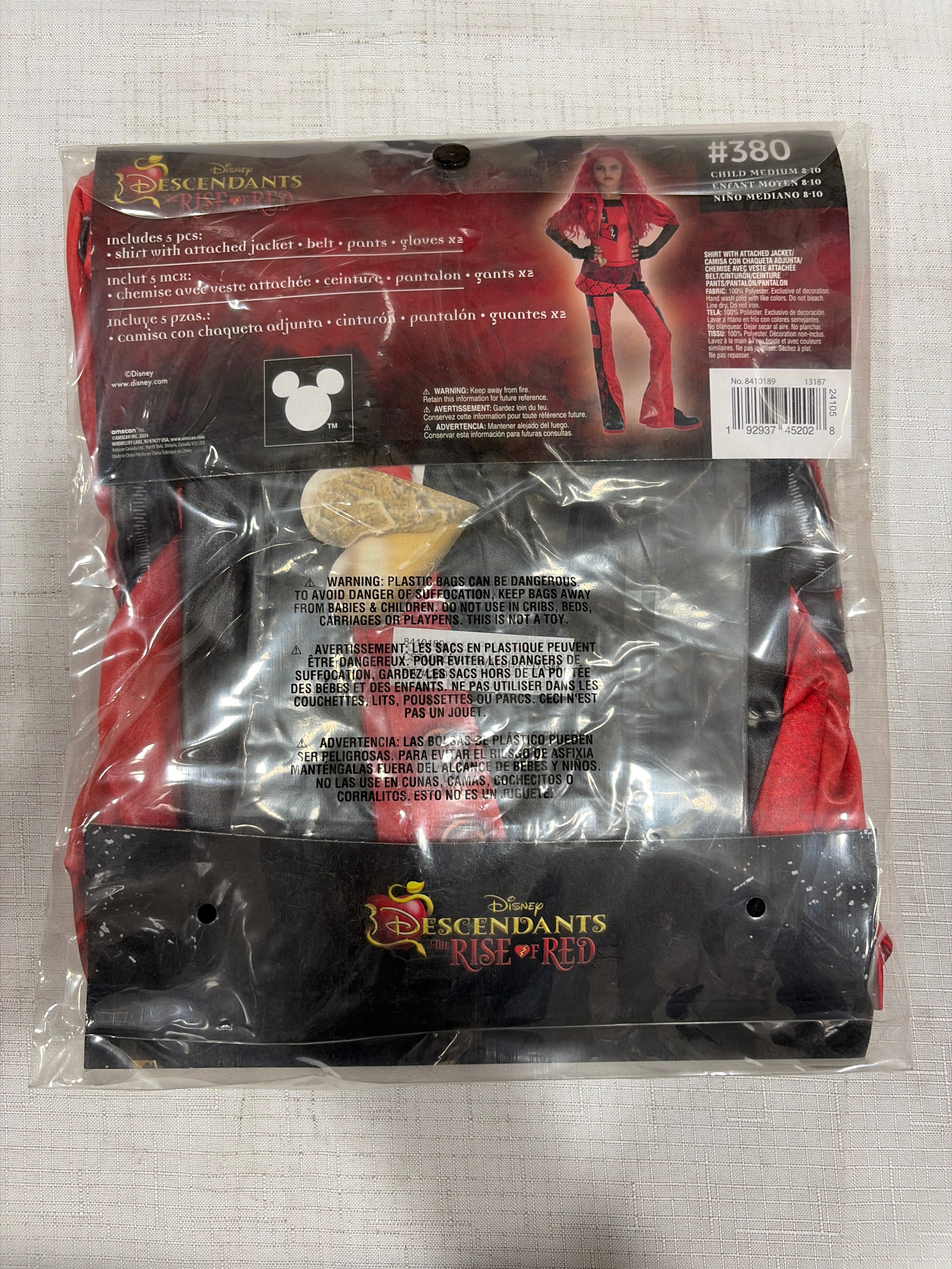 Disney Descendants Costume - Child M (8-10)