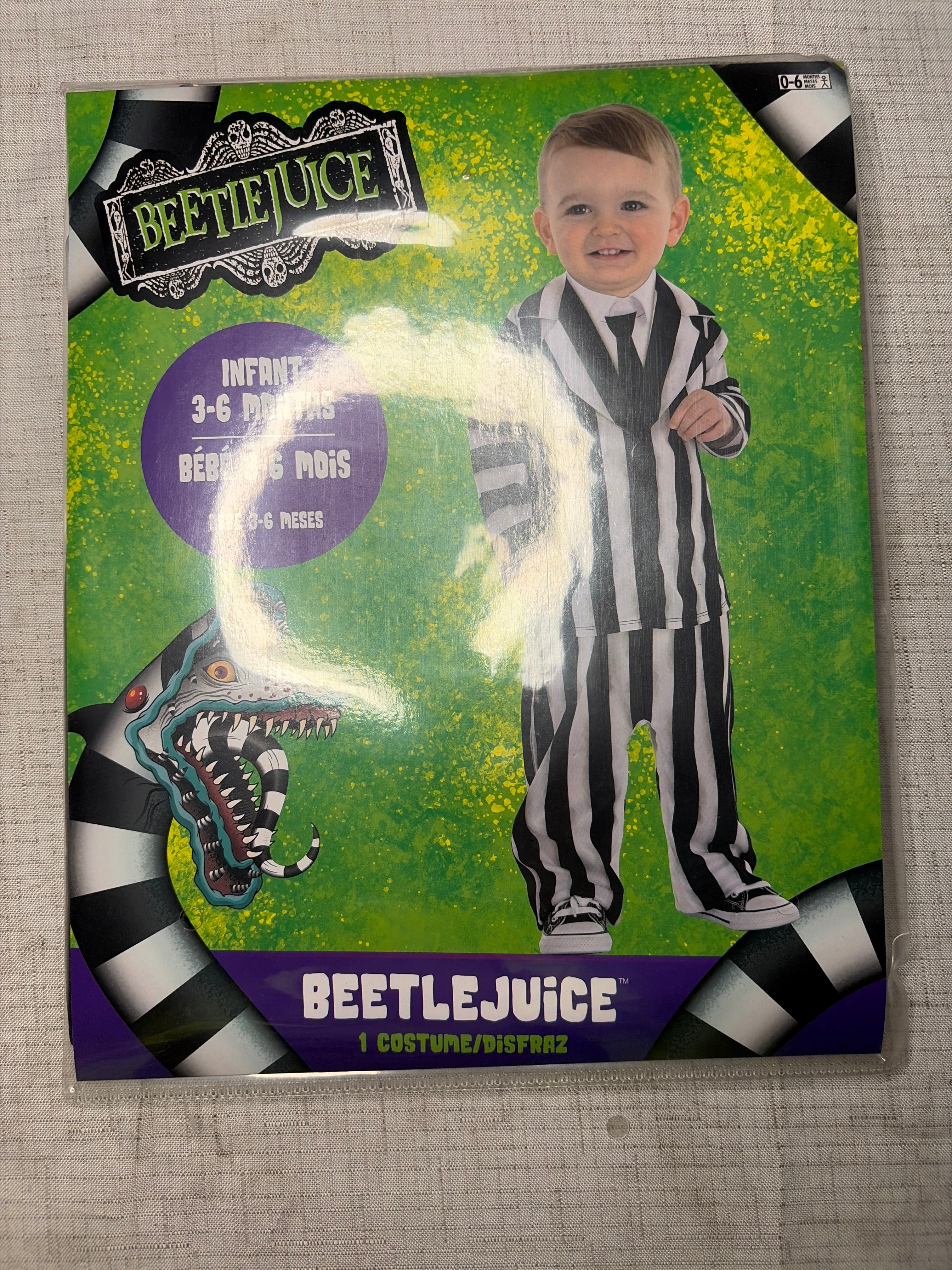 Infant Beetlejuice Halloween Costume - Infant (3-6 Months)