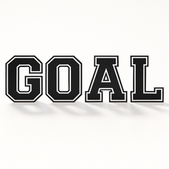 Soccer "GOAL" Centerpiece Board - 4 Pack