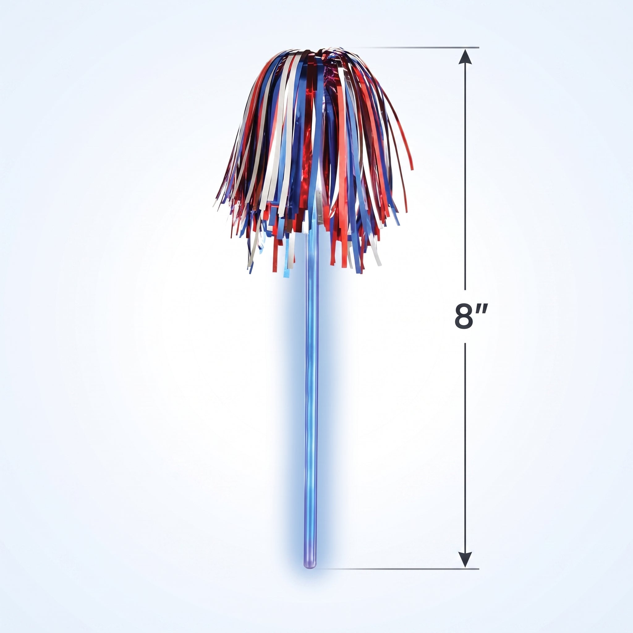 Patriotic Glow Pom Pom - Wearable Party Accessory