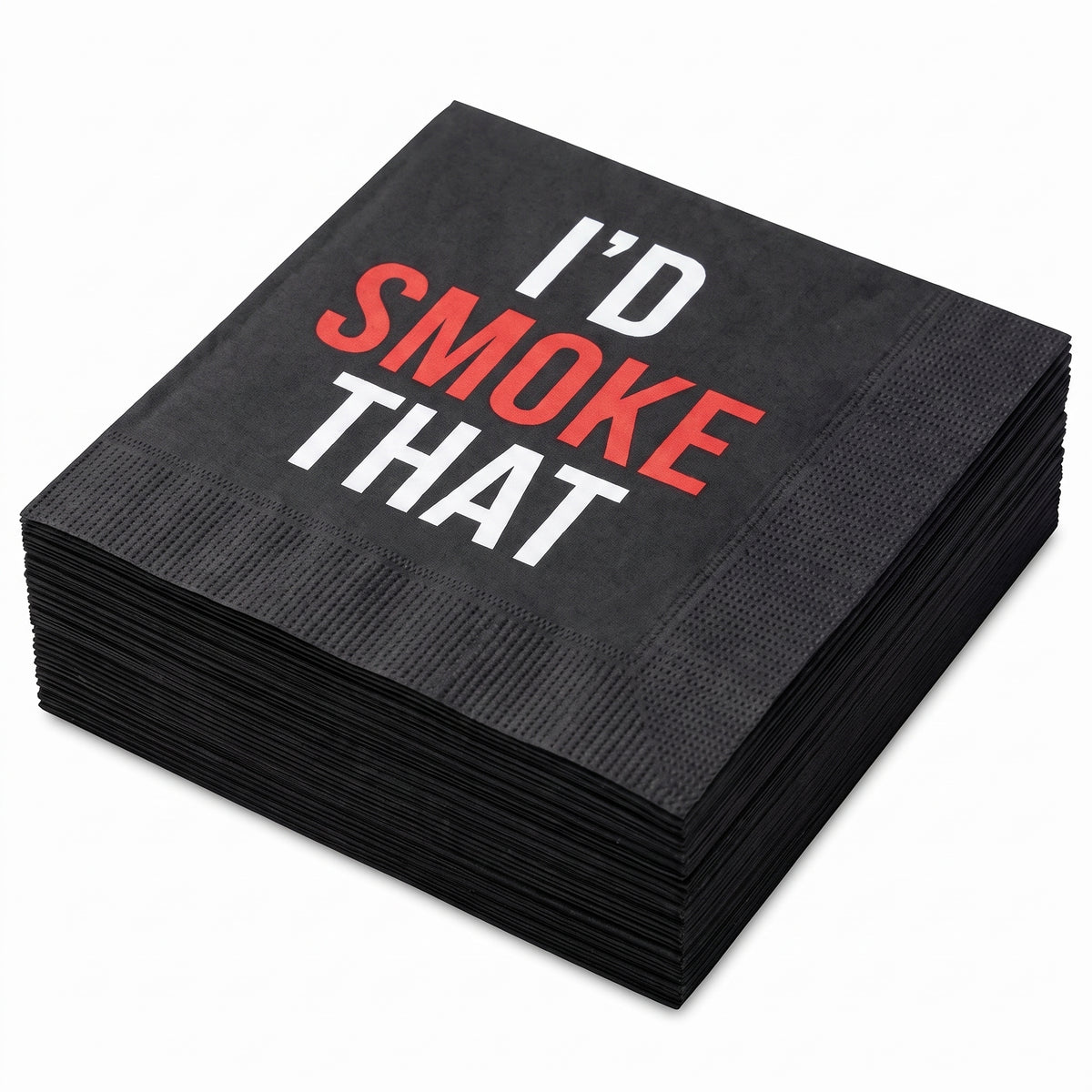 "I'd Smoke That" Summer BBQ Beverage Napkins - 16ct - 5 In. X 5 In.