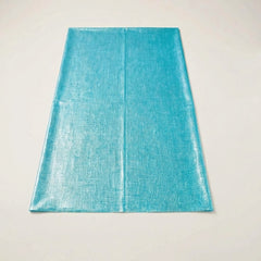 Dazzler Blue Opalescent Reusable Table Cover - 54" x 102"