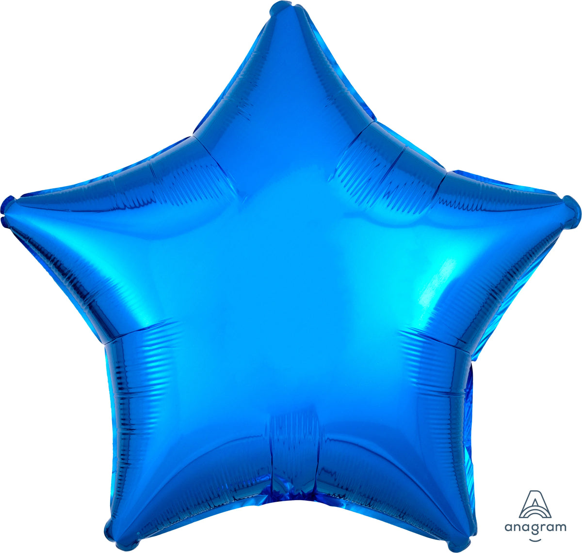 Metallic Royal Blue Star Foil Balloon | 19"