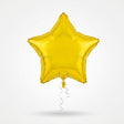 Yellow Star Foil Balloon - 18"