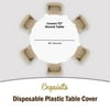 Premium 120" Round Ivory Table Cover