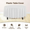 Premium 120" Round Ivory Table Cover