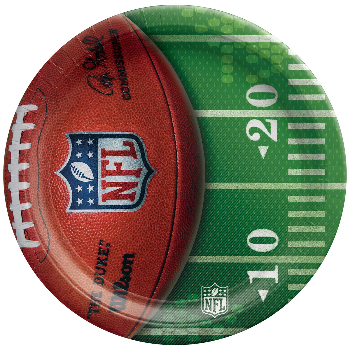 NFL Drive 7" Round Paper Plates