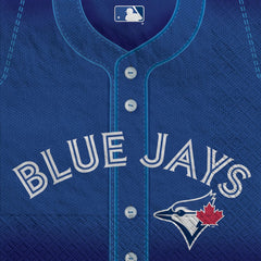 Toronto Blue Jays MLB Jersey Lunch Napkins - 6.5 In. x 6.5 In., 36-Pack