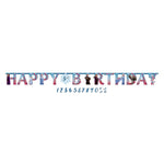 Disney Frozen 2 Customizable Birthday Banner with Anna, Elsa, and Olaf