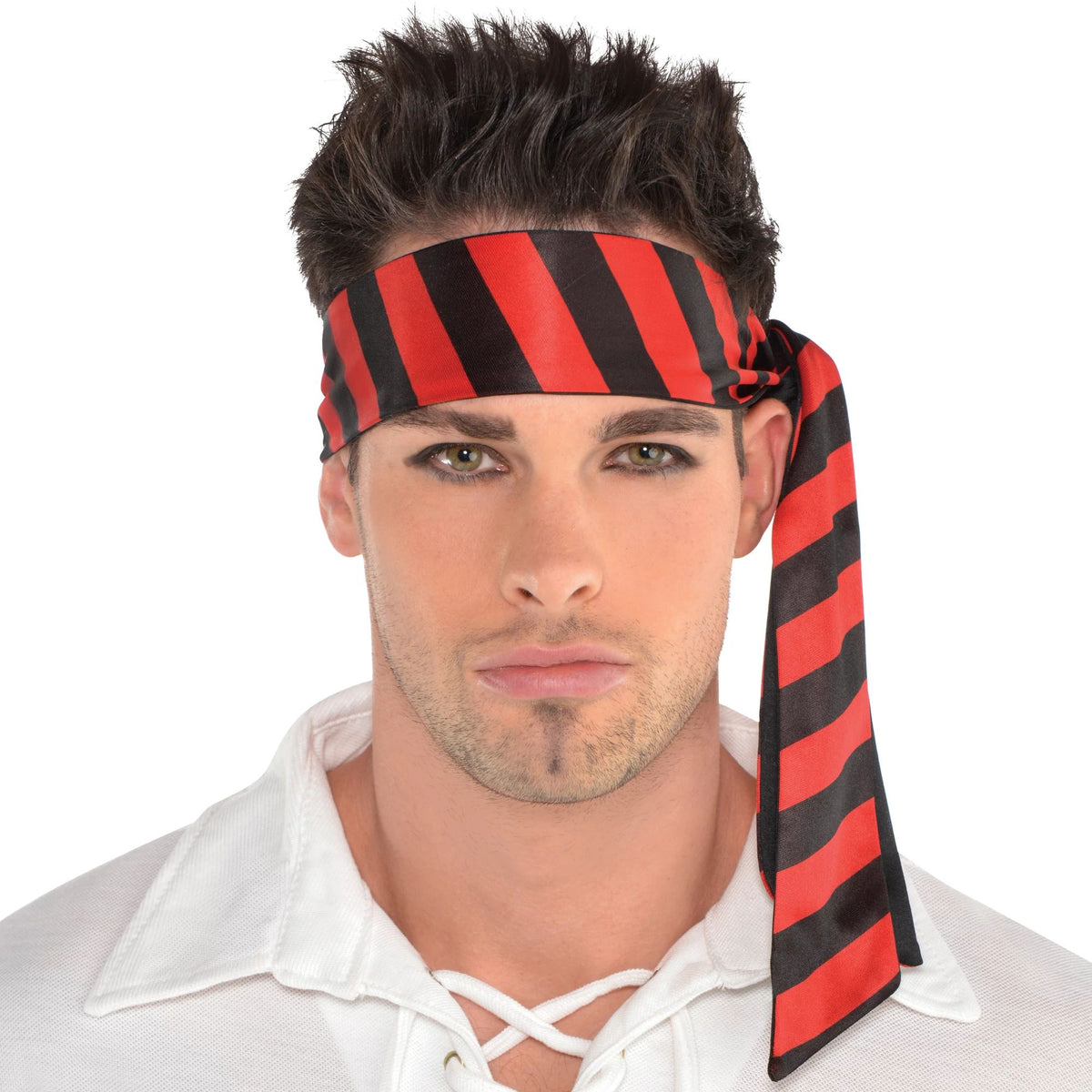 Striped Pirate Headscarf Costume Accessory