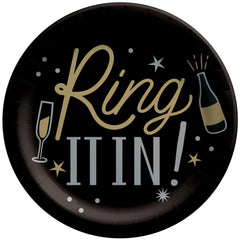 Celebrate New Year's 7" Round Paper Plates